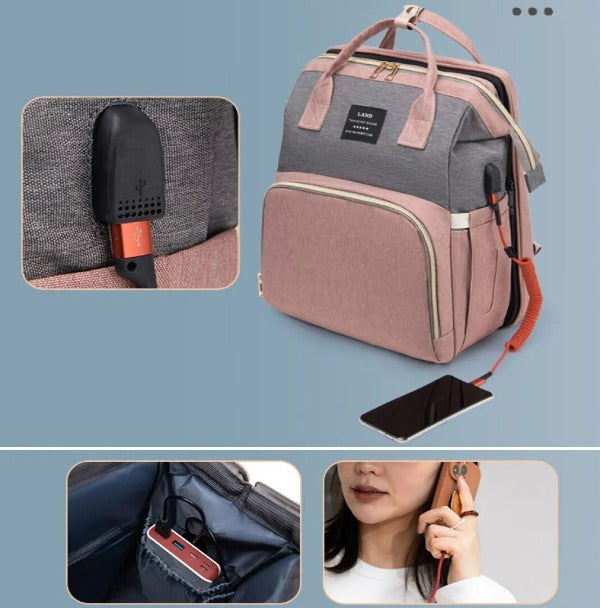 Sac à Dos à Langer Avec Matelas Pratique