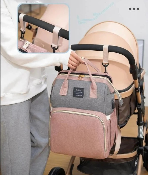 Sac à Dos à Langer Avec Matelas Poussette