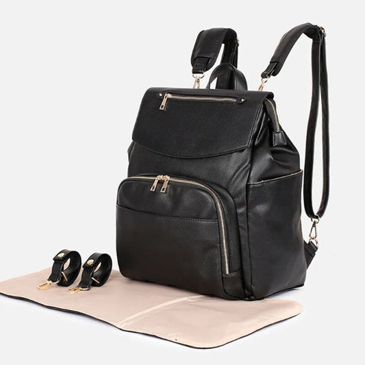 Sac à Langer Cuir Noir